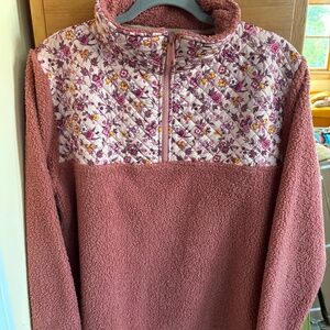 Vera Bradley 1/4 Zip Pullover--L